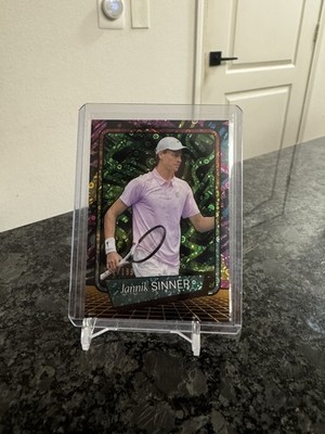2026 Panini Decades 90s Pop Culture Lime Green #28 Jannik Sinner /199