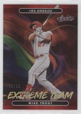 2022 Panini Absolute Extreme Team Spectrum Red 56/99 Mike Trout #ET-4 1d0h
