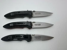 CRKT Crawford Point Guard Linerlock Folding Pocket Knife Lot 6752BKG and 6762