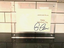 ERIC CLAPTON Autograph SIGNED CARD Valentine's Day CREAM REAL ROGER EPPERSON LOA