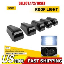 Solar Powered Wireless Cab Led Roof Marker Lights White For Truck Pickup 550x