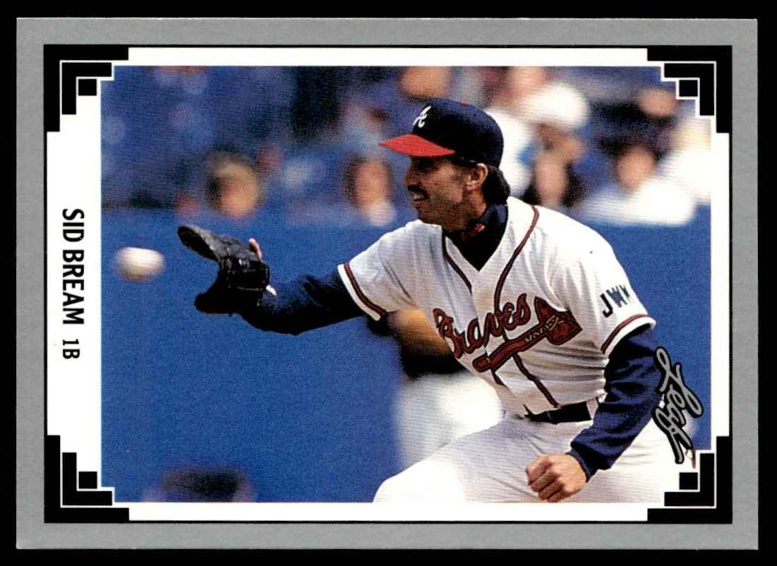 1991 Leaf Sid Bream Atlanta Braves #379