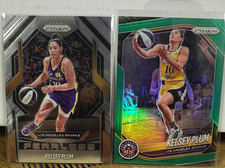 Panini 2025 Prizm Kelsey Plum Fearless Los Angeles Sparks Card Lot No. 11 & 59