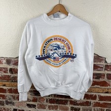 Vintage Operation Desert Storm Sweatshirt Mens Large USA Military Crewneck 90s