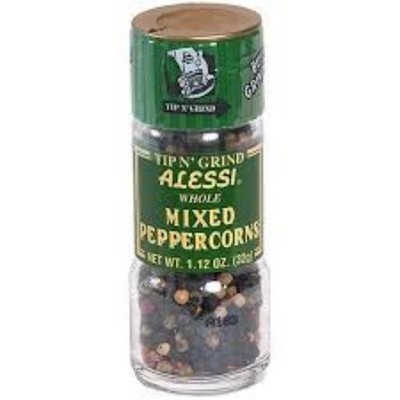 6x Alessi Grinder Whole Mixed Peppercorns Spice Gourmet Seasoning Cooking 1.12oz