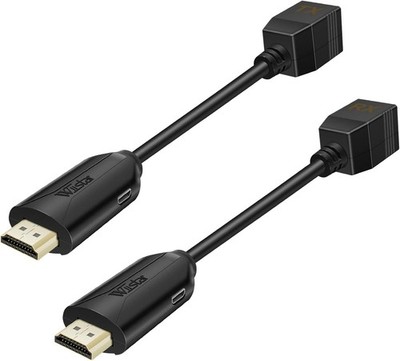 HDMI Extender Over Cat5e/6 HDMI to RJ45 Extender Ethernet Network Converter Cabl