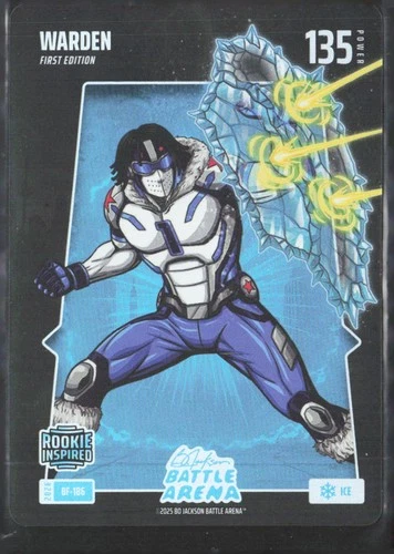 2025 Bo Jackson Battle Arena Griffey #BF-186 Warden Cam Ward Ice Foil RC