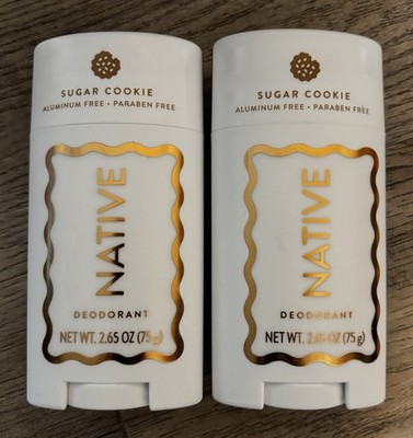 Native Limited Edition Sugar Cookie Deodorant 2.65 oz, Lot of 2