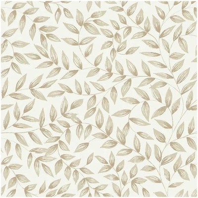 Grandeco Jessy Inia Beige Blatt Tapete Paste The Wall Vinyl Scrubbable