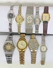 Vintage Untested Watch Lot Parts Repair Vulcain Seiko Citizen Pulsar Timex &More