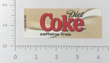 Vintage Caffeine Free Diet Coke Soda Vending Machine Flavor Strip SA-36-CFD-L1