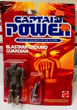 Mattel 1987 Captain Power vintage Blastarr Ground Guardian card is nice