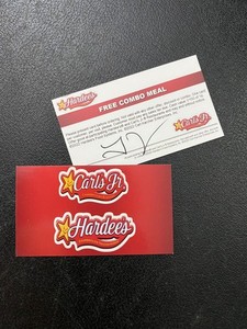 Hardee's / Carl's Jr. meal  Voucher        (No Expiration)