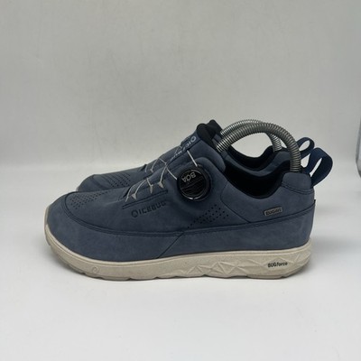 Icebug Ava Biosole Bugdri Shoes Women's Size 6.5 BOA Blue Leather Waterproof