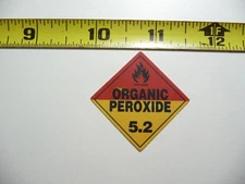ORGANIC PEROXIDE SMALL STICKER DECAL LITTLE MINI SIGN FUNNY