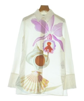 LOEWE Blouses White 32(Approx. XXS) 2200592315072