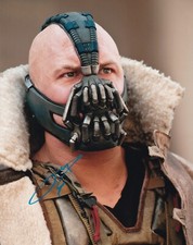 TOM HARDY signed autograph 20x25cm BATMAN in person autograph BANE ACOA
