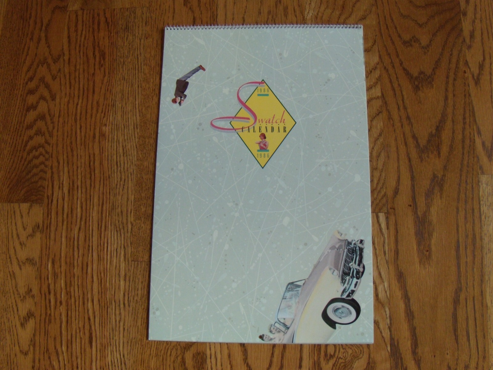 1986 Vintage Swatch Watch Promo Calendar Rare Collectible Ad  