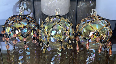 Vintage PATTERN ONLY Beaded Christmas Ornament Covers