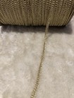 2 Meters 5mm Gold Braid Ribbon Gimp Lace Trim Sewing Rococo Chocker Per Meter