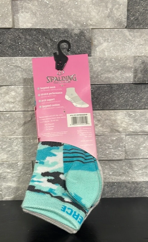 Spalding Girls / Boys Multicolored 6 Pairs Size 6-8.5 - Image 4 of 4