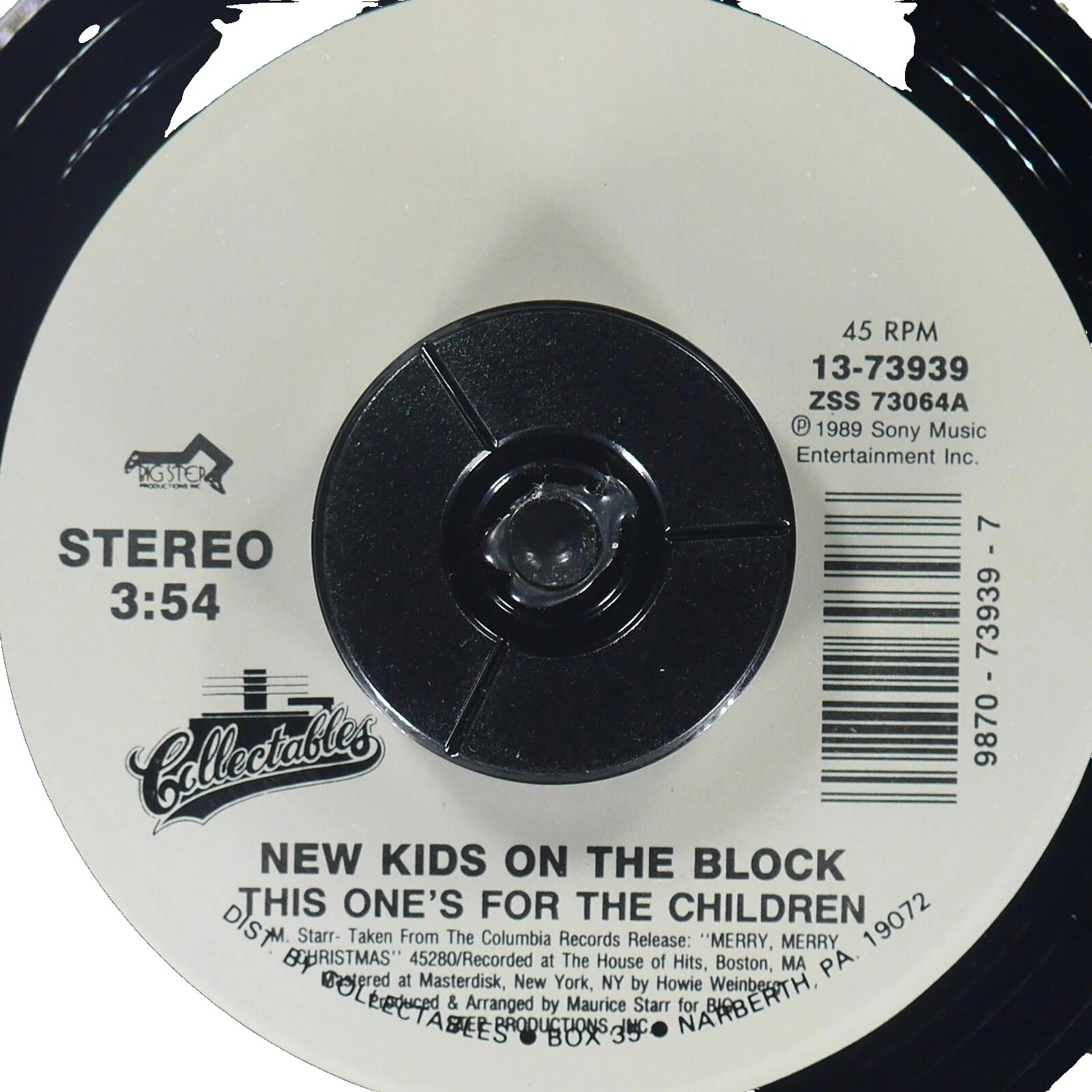 New Kids on the Block Single Vinyl Records