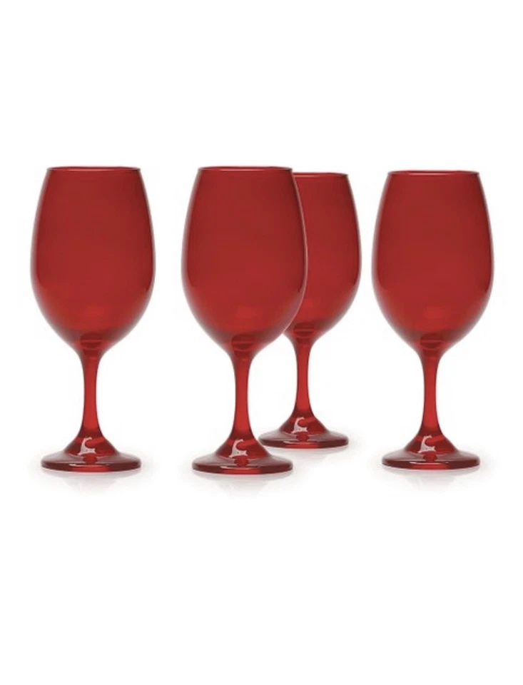 Circleware luar 4 peças vinho 20 oz feito na Colômbia azul ou vermelho decoração moderna - Imagem 4 de 4