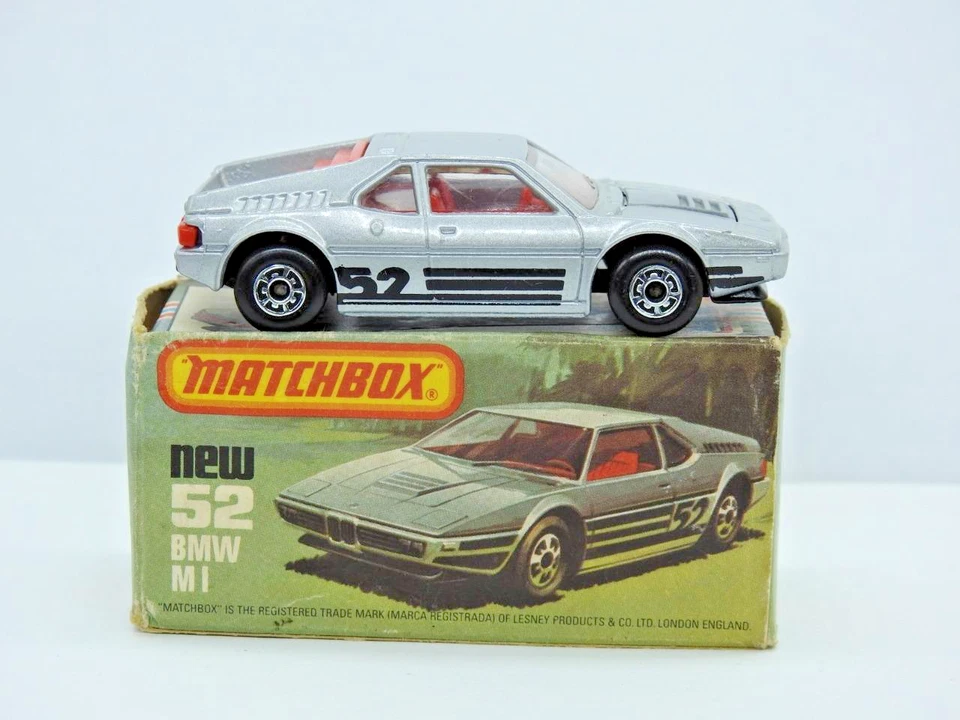 MATCHBOX LESNEY SUPERFAST CAJA BMW M1 Nº52 VVN COMO NUEVO EN CAJA L 1981 Foto 4 de 4