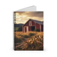 Rustic Notebook/Journal/Spiral Notebook - Ruled Line