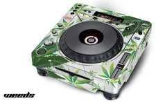 Skin Decal Sticker Wrap for Pioneer CDJ 800 MK2 Turntable Pro Audio Mixer WEED W