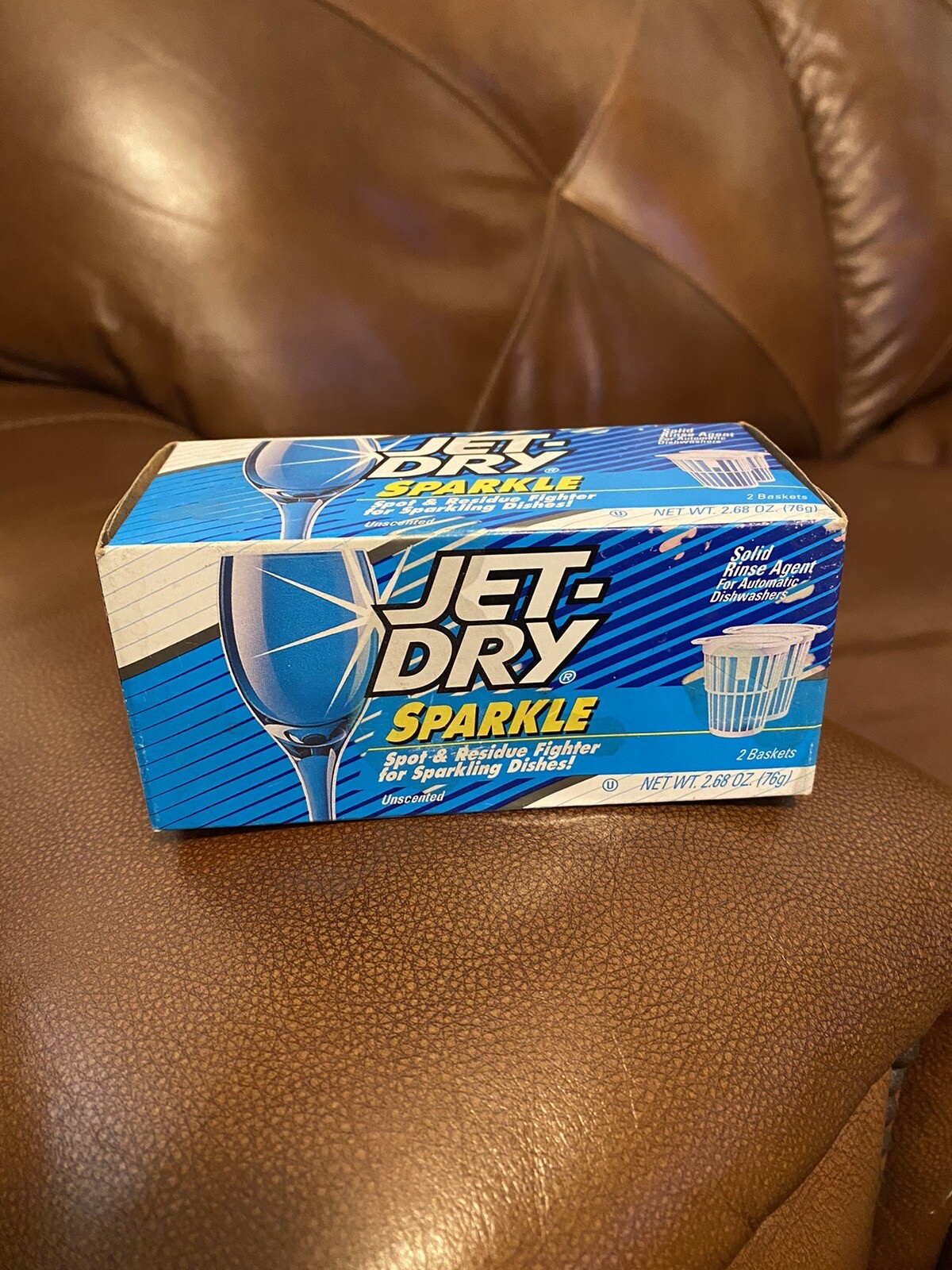 RARE JetDry Rinse Agent for Sparkling Dishes Dishwasher 2 Baskets