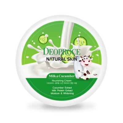 Deoproce Natural Skin Milk and Cucumber Nourishing Cream 100g - FREE SHIPPING