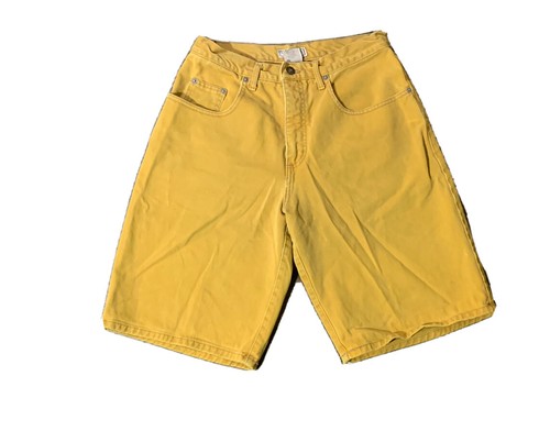 Denim Yellow Shorts Size 29 Made USA 