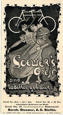Stoewer A.G. Stettin STOEWER GREIF DAMENRAD  Historische Reklame von 1899