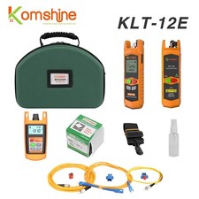Komshine FTTH Fiber Optic Loss Tester Toolkits KLT-12E with OPM/VFL/Light Source