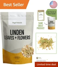 Naturals 4oz Wild Harvest Linden Leaf & Flower Tea - Healthful Herbal Beverage