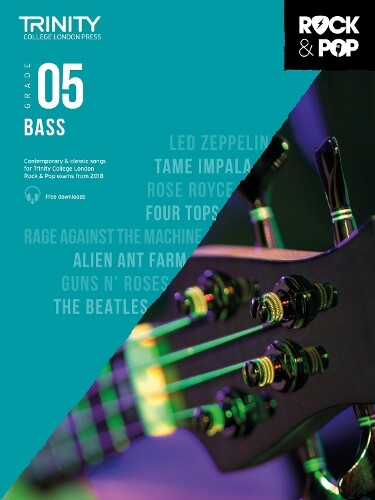 Thumbnail - Trinity College London Rock & Pop 2018 Bass Grade 5 (sheet Music)