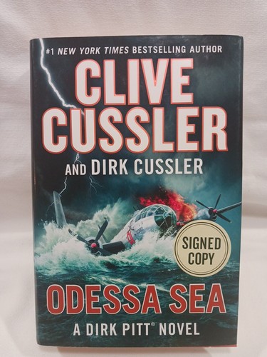 SIGNED Clive Cussler ODESSA SEA Hardcover Dirk Pitt First Edition 1st Printing - Picture 22 of 24