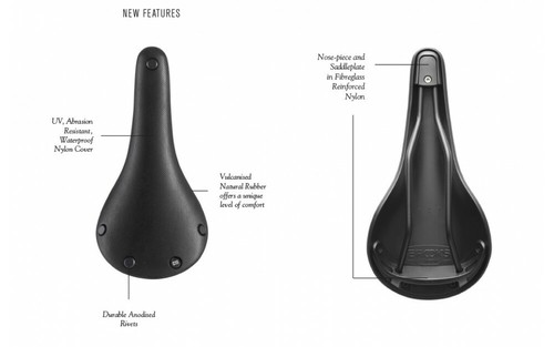 Brooks All Weather CAMBIUM Saddles C15, C17 C19 Standard or Carved - Foto 14 di 46