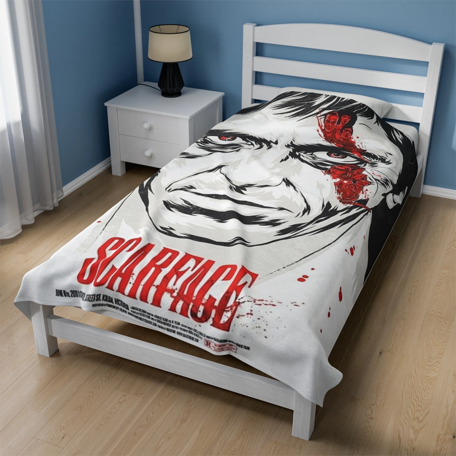 ScarFace Soft Throw Plush Blanket
