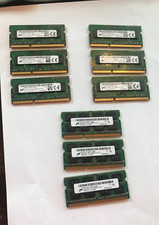 Lot of 9 Assorted 4GB Micron PC3L Laptop Memory see description 
