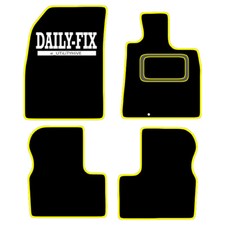 CAR FLOOR MATS FOR NISSAN MICRA 2010 TO 2017 ALL WEATHER TAILORED BLACK CARPET