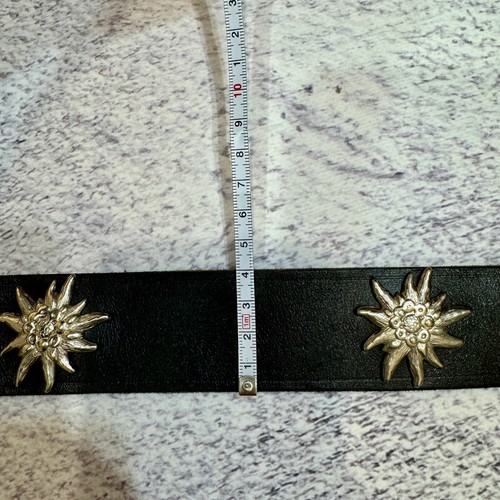Cintura vintage Etro pelle nera - Foto 12 di 13