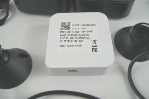 BLINK BCM00400U Wirelss Security Cameras BSM00300 3rd Gen Add On 2 Pk WORKS B262 - Picture 4 of 4