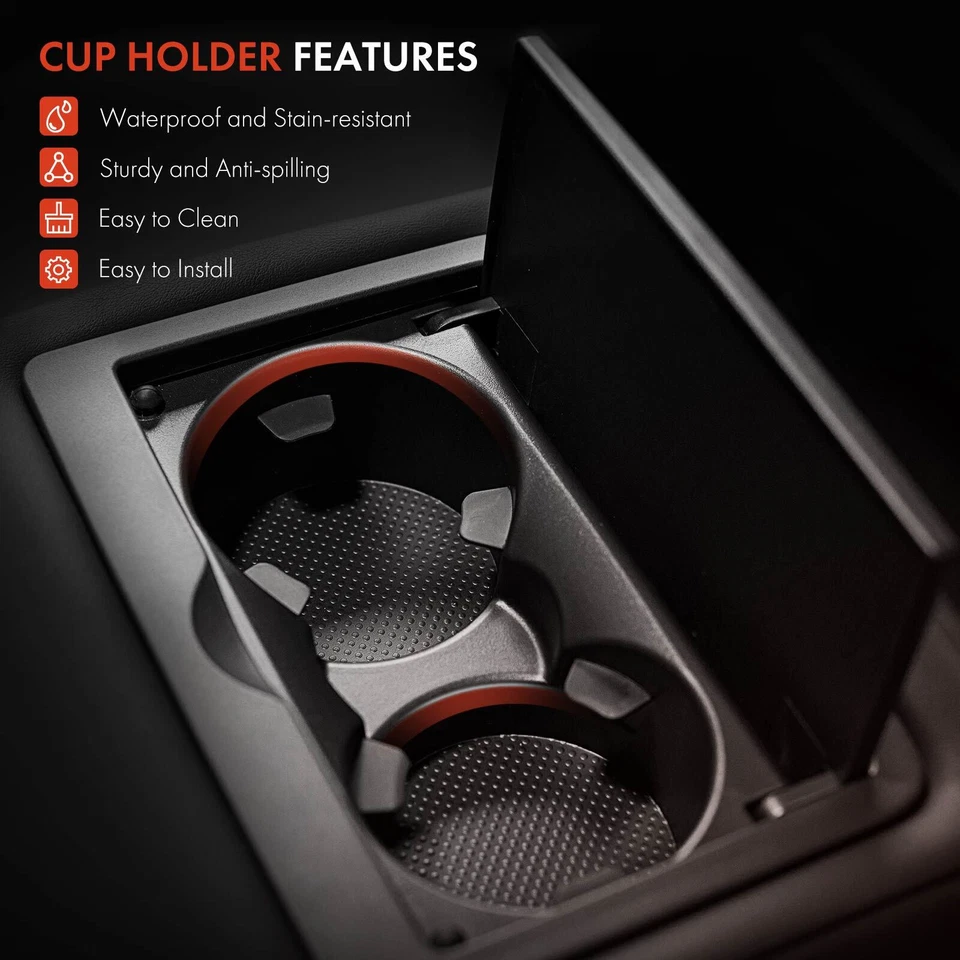 Front Passenger Retractable Cup Holder Insert for BMW 325xi 2006 325i 328i 330i - Image 3 of 4