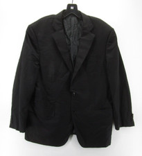 Ermenegildo Zegna Blazer Men 44 Black Micronsphere Sport Coat Wool Traveler