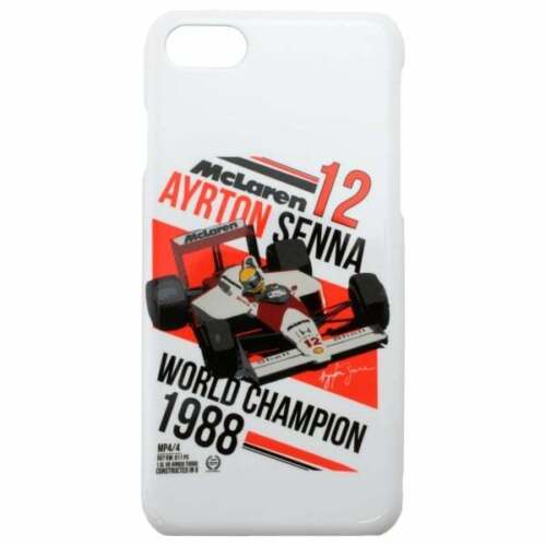 Ayrton Senna Collection McLaren F1 Car Mobile Phone Cover Galaxy S7 White - Afbeelding 1 van 2