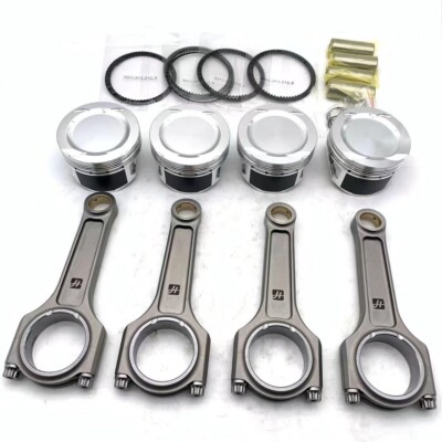 G4KF G4KH 8.5:1 Forged Pistons & Conrods Kit For Hyundai Genesis Coupe 2.0T