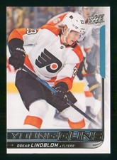 OSKAR LINDBLOM RC YOUNG GUNS 2018-19 UPPER DECK 18-19 NO 218      0581