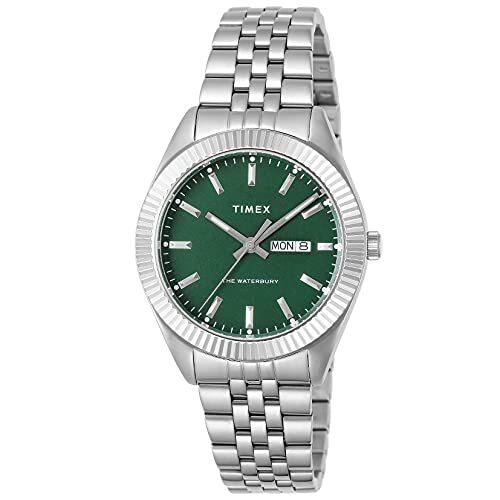 Heritage Chronograph Waterbury Timex Green Dial Watch Timex